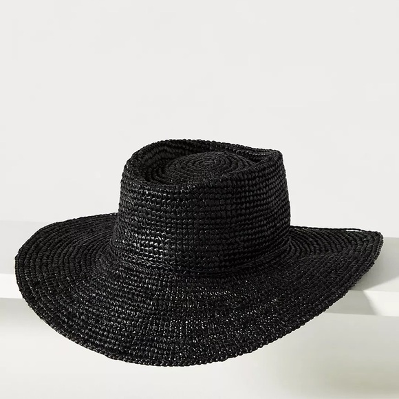 San Diego Hat Co. Crochet Raffia Boater - Picture 2 of 4